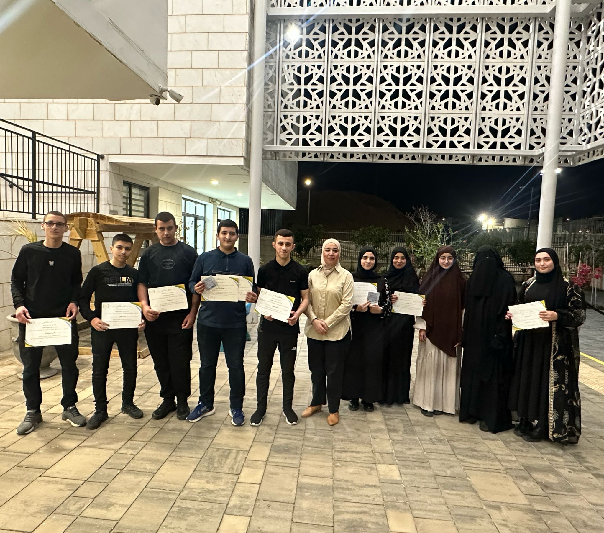 مأدبة إفطار رمضان في نهضة الرازي الشاملة في جلجولية